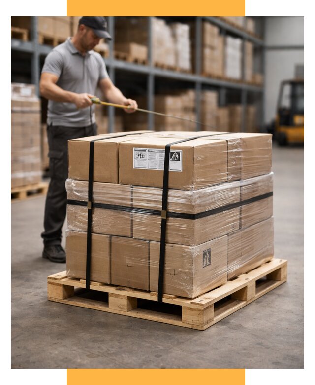 Упаковка и паллетирование грузов от 3635 р. | СетСервис-Сим