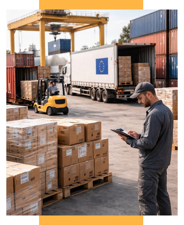 Доставка грузов из Европы от 12464 р., логистика СетСервис-Сим