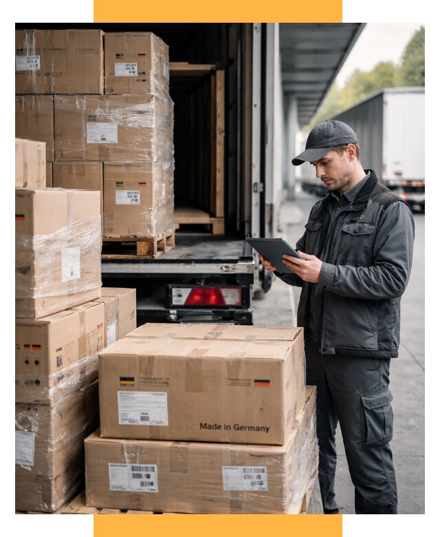 Доставка грузов из Германии от 46742 р. быстро - СетСервис-Сим