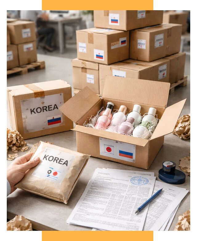Доставка косметики из Кореи от 8829 р. под ключ | СетСервис-Сим