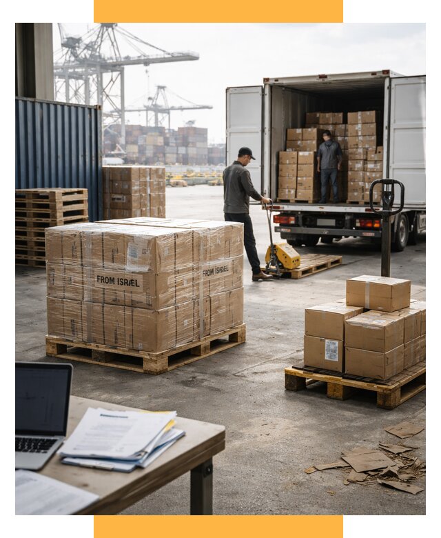 Доставка грузов из Израиля от 15581 р., логистика от СетСервис-Сим