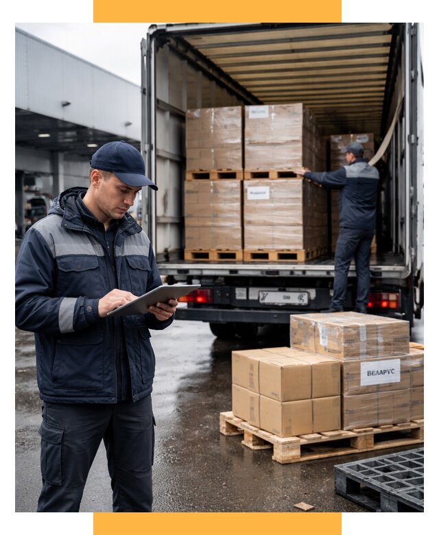 Доставка грузов из Беларуси от 15581 р. логистика СетСервис-Сим