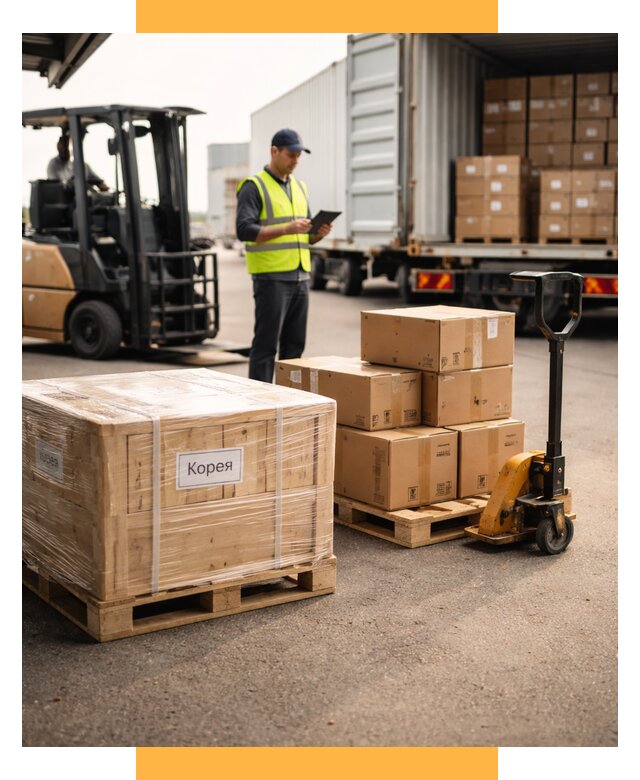 Доставка грузов в Корею из России от 36355 р. | СетСервис-Сим