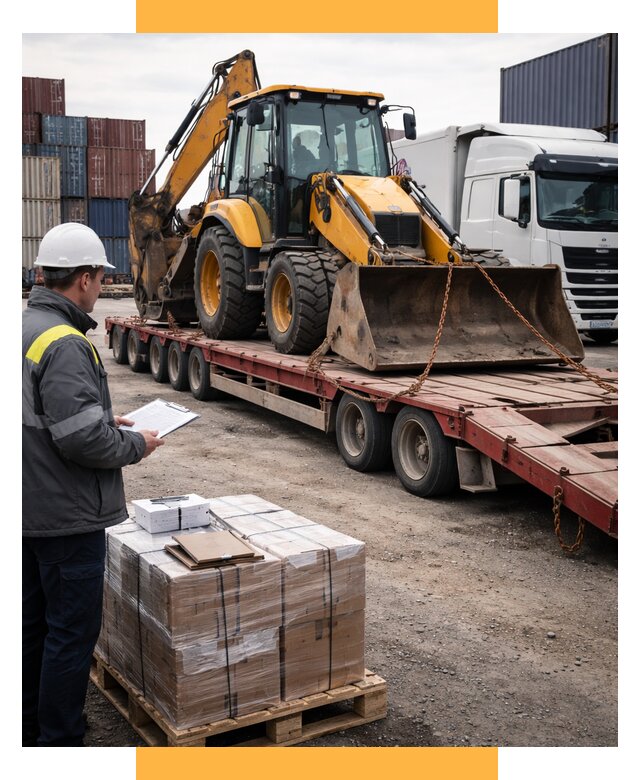 Международная перевозка спецтехники от 46742 р., СетСервис-Сим