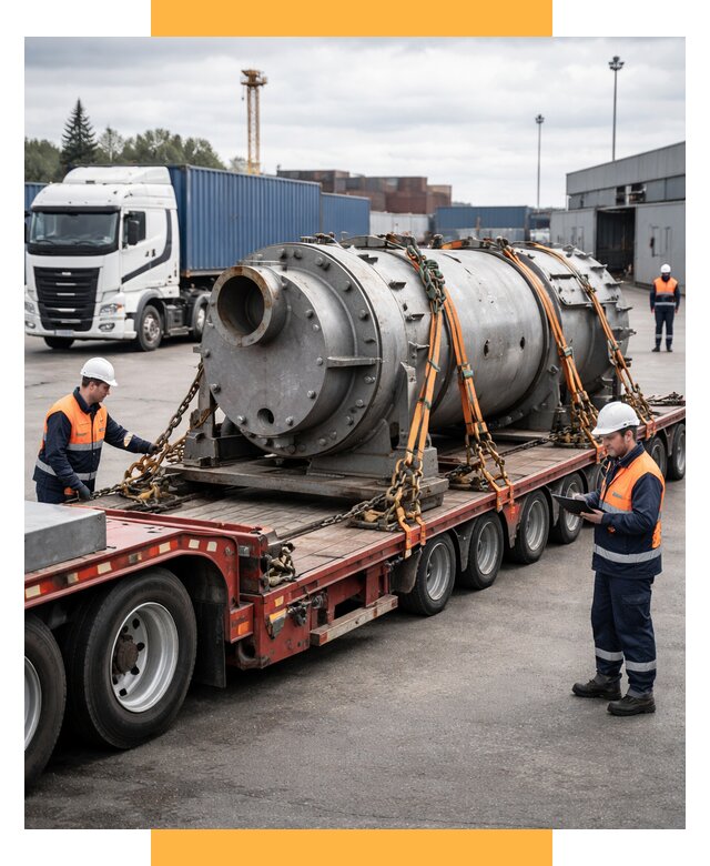 Перевозка тяжеловесных грузов под ключ от 155805 р. | СетСервис-Сим