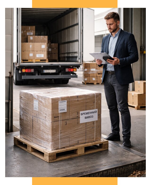 Временный вывоз товаров под ключ от 8310 р. | СетСервис-Сим