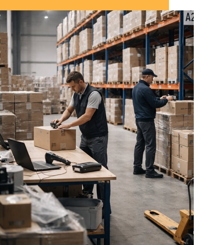 Склад консолидации в Европе: хранение, сортировка от 6752